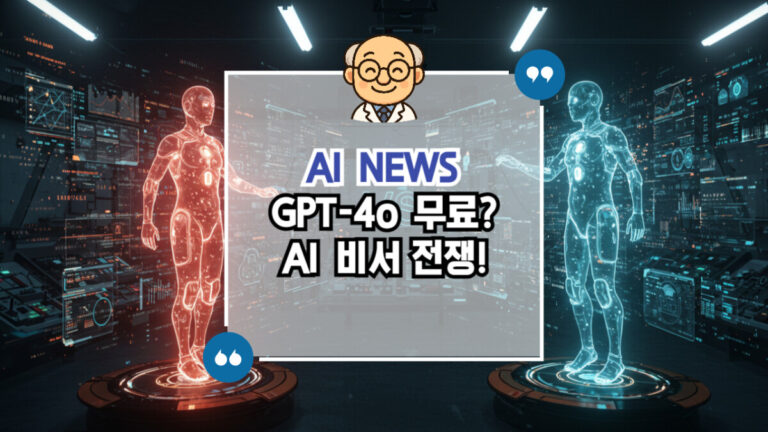 gpt-4o 무료와 ai 비서 전쟁