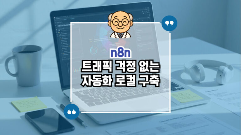 트래픽 걱정 없는 자동화 로컬 n8n